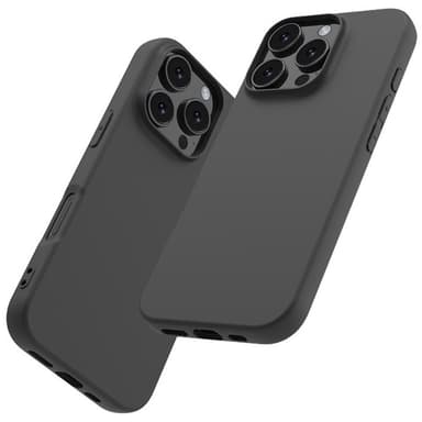 SKALO iPhone 16 Pro Mattsvart Ultratunn TPU-Skal