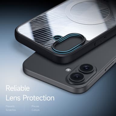 DUX DUCIS iPhone 16 Aimo Series Magnetring Skal - Svart