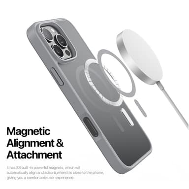 DUX DUCIS iPhone 16 Pro Yind Series Matt Finish Skal - Grå