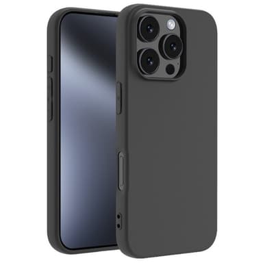 SKALO iPhone 16 Pro Max Mattsvart Ultratunn TPU-Skal