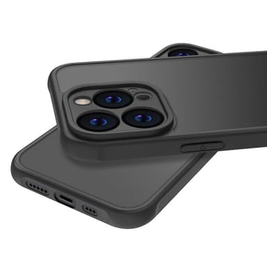 SKALO iPhone 16 Pro Max Mattsvart Ultratunn TPU-Skal