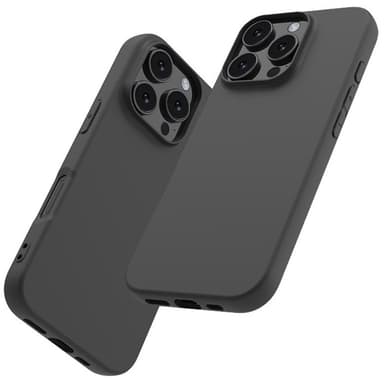 SKALO iPhone 16 Pro Max Mattsvart Ultratunn TPU-Skal