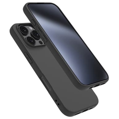 SKALO iPhone 16 Pro Max Mattsvart Ultratunn TPU-Skal