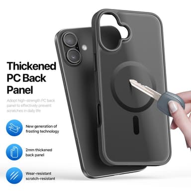 DUX DUCIS iPhone 16 Yind Series Matt Finish Skal - Svart
