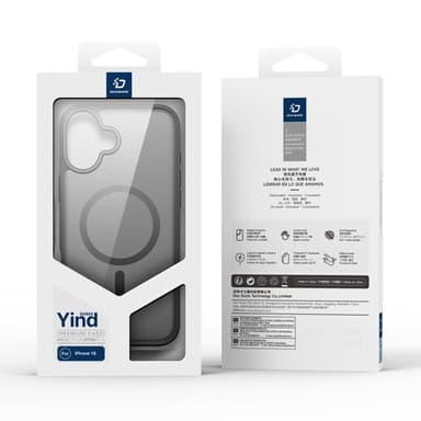 DUX DUCIS iPhone 16 Yind Series Matt Finish Skal - Svart