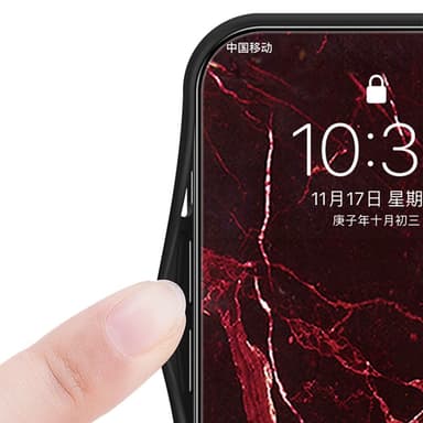 SKALO iPhone 16 Pro Marmor Härdat Glas TPU-skal - Motiv 3