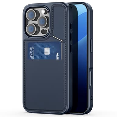 DUX DUCIS iPhone 16 Pro Max Rafi II Series Skal med Korthållare - Blå