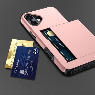 SKALO iPhone 16 Plus Armor Skal Korthållare - Grön