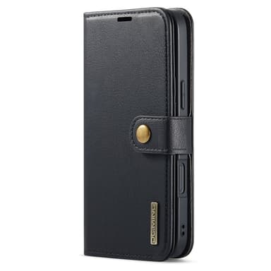 DG MING iPhone 16 2-i-1 Magnet Plånboksfodral - Svart