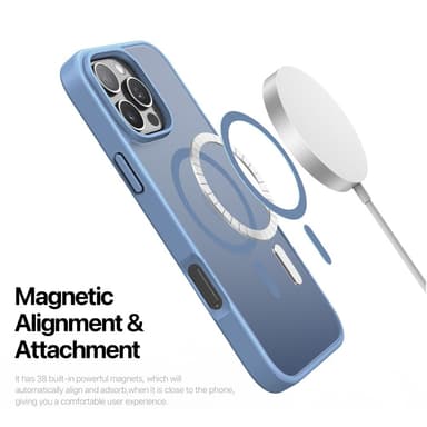 DUX DUCIS iPhone 16 Pro Yind Series Matt Finish Skal - Blå