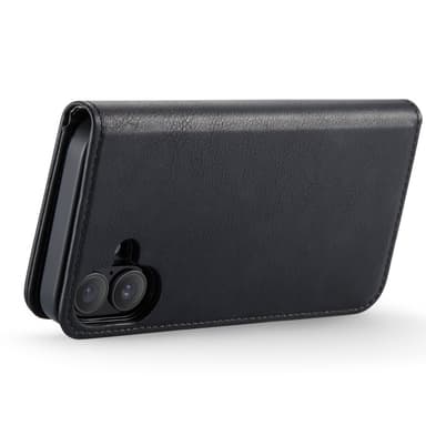 DG MING iPhone 16 2-i-1 Magnet Plånboksfodral - Svart