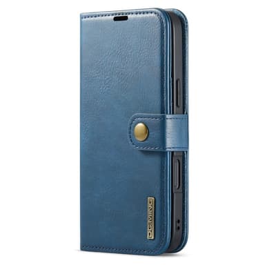 DG MING iPhone 16 Plus 2-i-1 Magnet Plånboksfodral - Blå