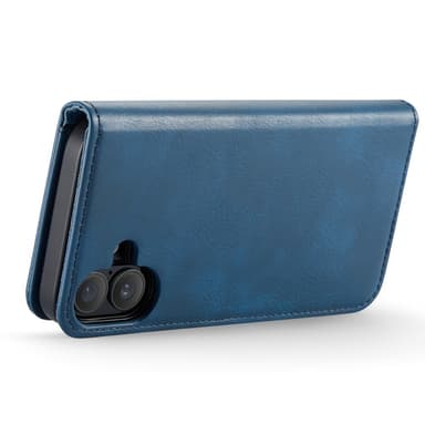 DG MING iPhone 16 Plus 2-i-1 Magnet Plånboksfodral - Blå