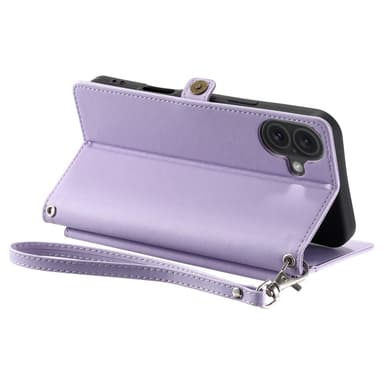 SKALO iPhone 16 Evelope Clutch 5-Fack - Lila