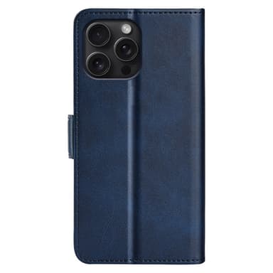 SKALO iPhone 16 Pro Max Premium Plånboksfodral - Blå