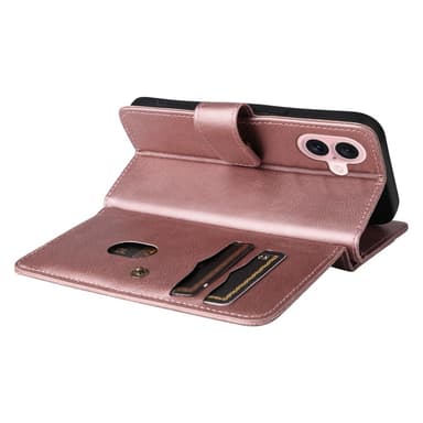 SKALO iPhone 16 10-FACK Plånboksfodral - Roséguld