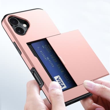 SKALO iPhone 16 Armor Skal Korthållare - Grön