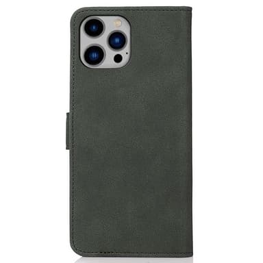 SKALO iPhone 16 Pro KHAZNEH Plånboksfodral i PU-Läder - Grön