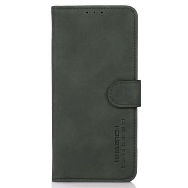 SKALO iPhone 16 Pro KHAZNEH Plånboksfodral i PU-Läder - Grön