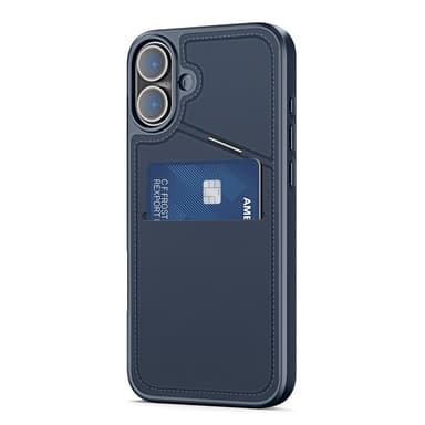 DUX DUCIS iPhone 16 Plus Rafi II Series Skal med Korthållare - Blå