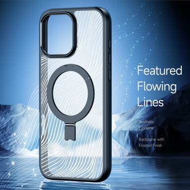 DUX DUCIS iPhone 16 Pro Aimo Series med Metallställ Skal - Svart