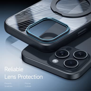 DUX DUCIS iPhone 16 Pro Aimo Series med Metallställ Skal - Svart