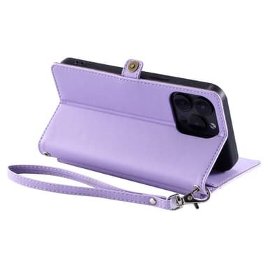SKALO iPhone 16 Pro Max Evelope Clutch 5-Fack - Lila