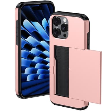 SKALO iPhone 16 Pro Armor Skal Korthållare - Svart