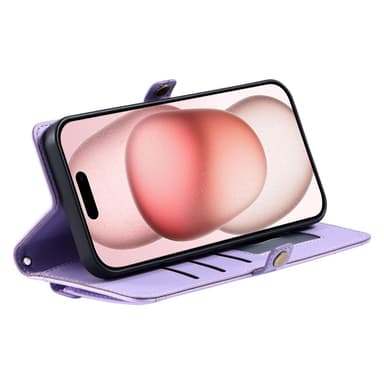 SKALO iPhone 16 Pro Max Evelope Clutch 5-Fack - Lila