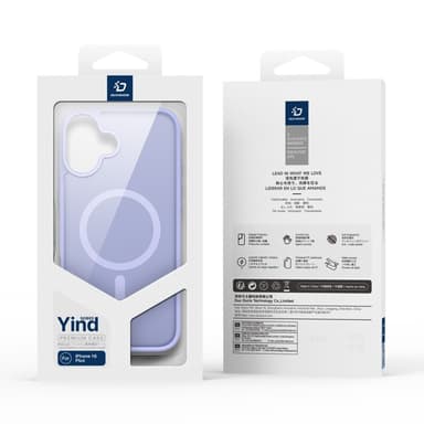 DUX DUCIS iPhone 16 Plus Yind Series Matt Finish Skal - Lila