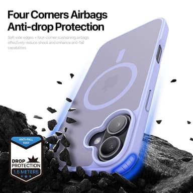 DUX DUCIS iPhone 16 Plus Yind Series Matt Finish Skal - Lila