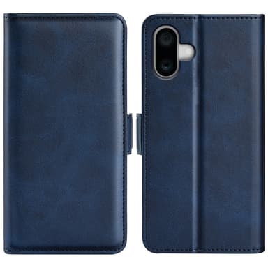 SKALO iPhone 16 Premium Plånboksfodral - Blå