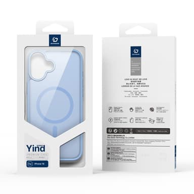 DUX DUCIS iPhone 16 Yind Series Matt Finish Skal - Blå
