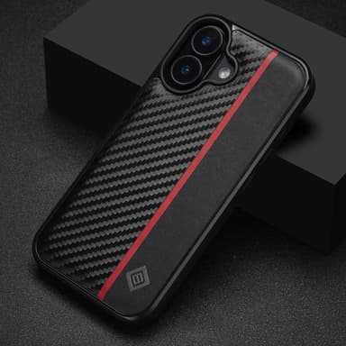 LC.IMEEKE iPhone 16 Carbon Fiber Skal