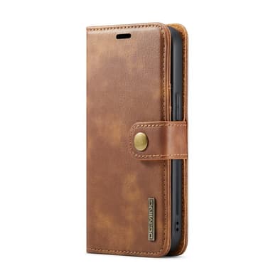 DG MING iPhone 16 Pro 2-i-1 Magnet Plånboksfodral - Brun