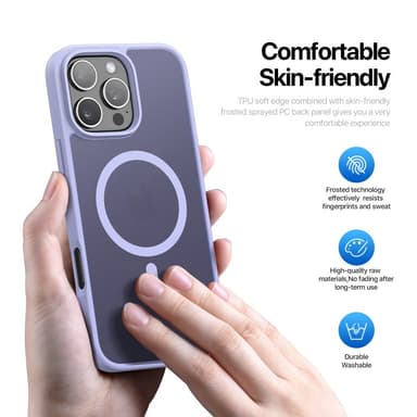 DUX DUCIS iPhone 16 Pro Yind Series Matt Finish Skal - Lila