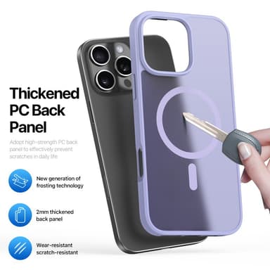 DUX DUCIS iPhone 16 Pro Yind Series Matt Finish Skal - Lila