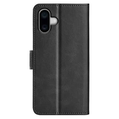 SKALO iPhone 16 Premium Plånboksfodral - Svart