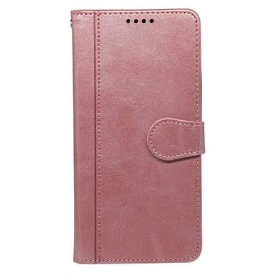 SKALO iPhone 16 Pro Max Plånboksfodral i PU-Läder - Roséguld