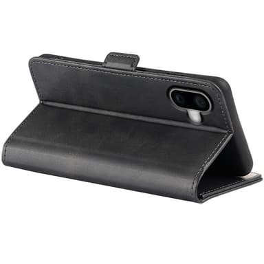SKALO iPhone 16 Premium Plånboksfodral - Svart
