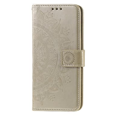 SKALO iPhone 16 Pro Mandala Plånboksfodral - Guld