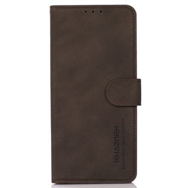 SKALO iPhone 16 Pro KHAZNEH Plånboksfodral i PU-Läder - Brun