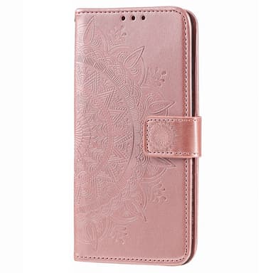 SKALO iPhone 16 Pro Max Mandala Plånboksfodral - Roséguld