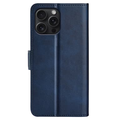 SKALO iPhone 16 Pro Premium Plånboksfodral - Blå