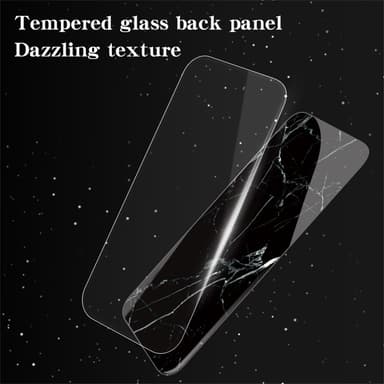 SKALO iPhone 16 Pro Max Marmor Härdat Glas TPU-skal - Motiv 2
