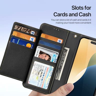 DUX DUCIS iPhone 16 Plus Lawa Series Plånboksfodral - Svart