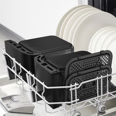 OBH Nordica XXL Dual Easy Fry airfryer AG9428S0 (svart)