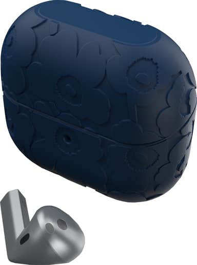Samsung Galaxy Buds3/Pro Marimekko skal (svart/blått)