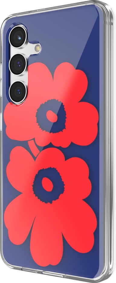Samsung Galaxy S24 Marimekko Dual Layer skal (blått/rött)