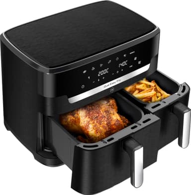 OBH Nordica XXL Dual Easy Fry airfryer AG9428S0 (svart)